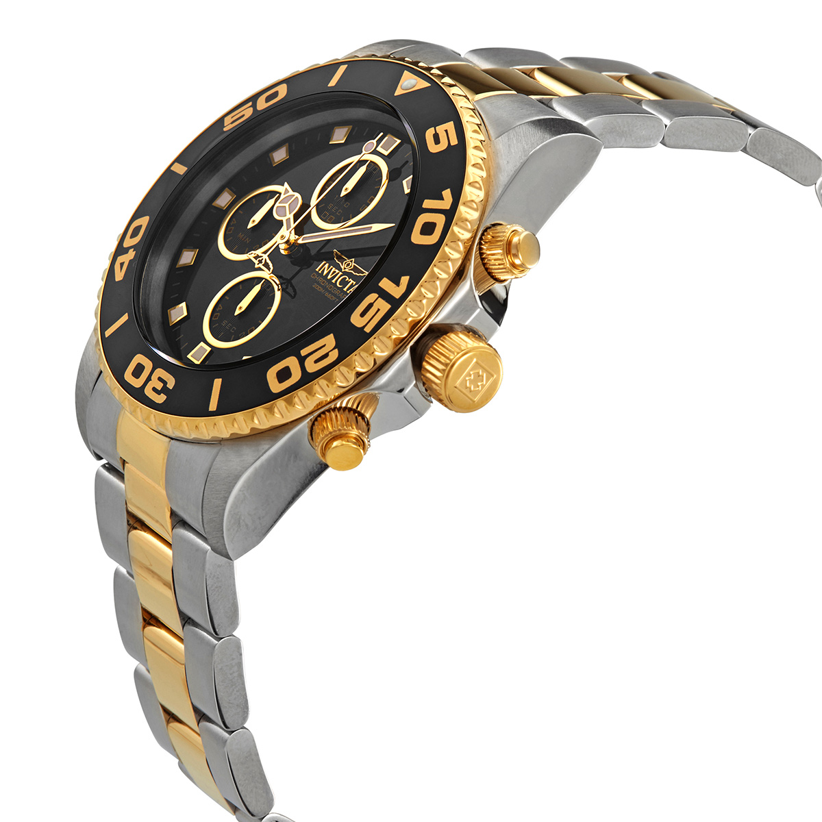 invicta pro diver chronograph black dial men's watch 28691 invicta pro diver chronograph black dial men's watch 28691
