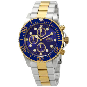 invicta pro diver chronograph blue dial men's watch 1773
