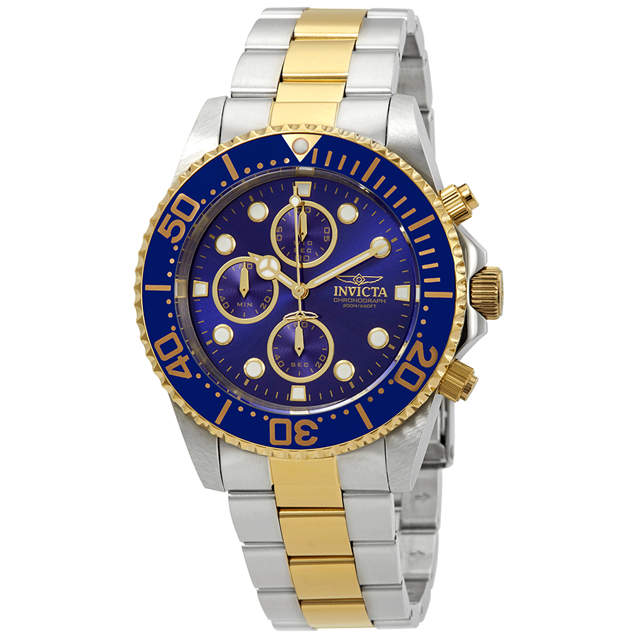 invicta pro diver chronograph blue dial men's watch 1773 invicta pro diver chronograph blue dial men's watch 1773