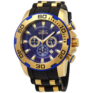 Home invicta pro diver chronograph blue dial men's watch 22313
