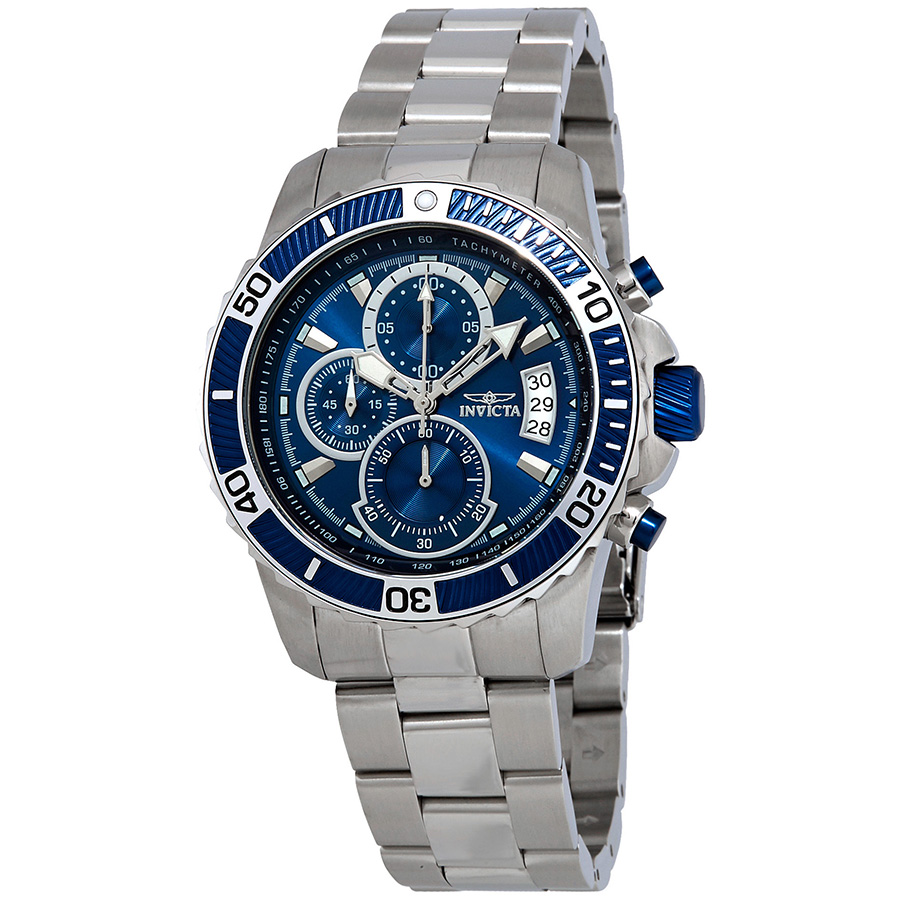 invicta pro diver chronograph blue dial men's watch 22413 invicta pro diver chronograph blue dial men's watch 22413