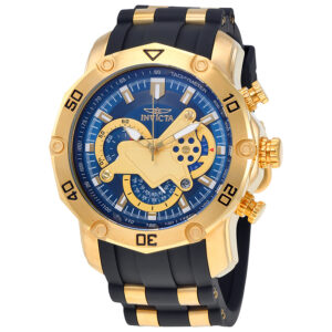 Home invicta pro diver chronograph blue dial men's watch 23426