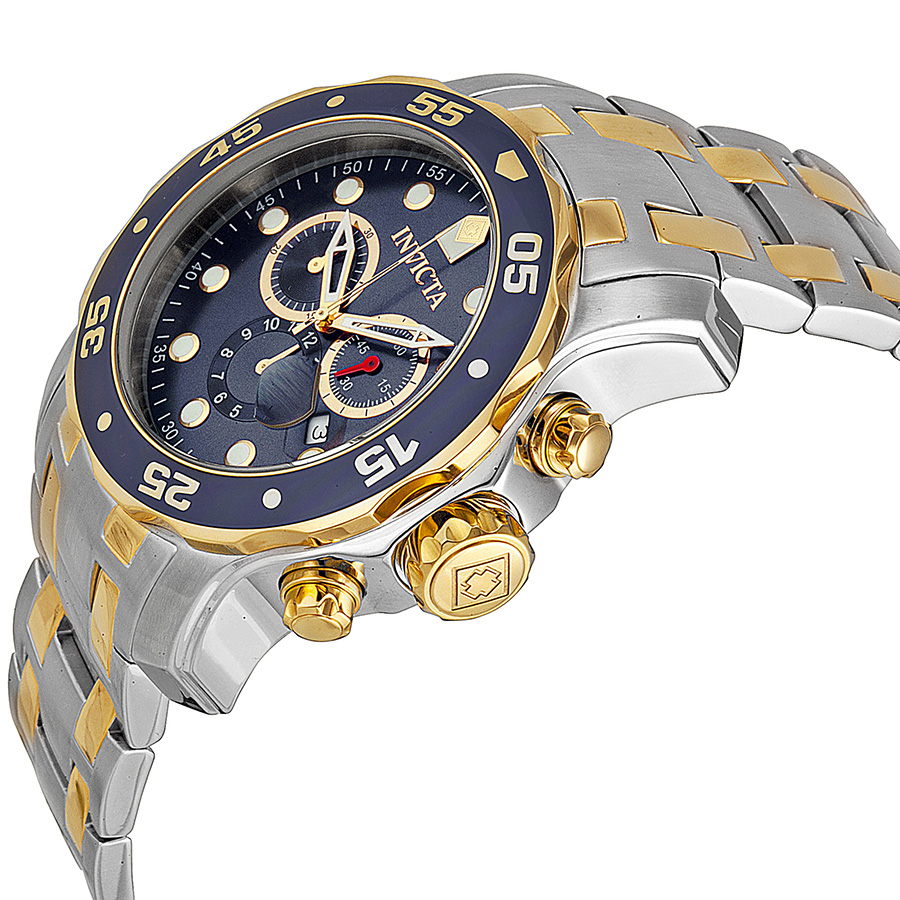 invicta pro diver chronograph blue dial men's watch 0077 invicta pro diver chronograph blue dial men's watch 0077