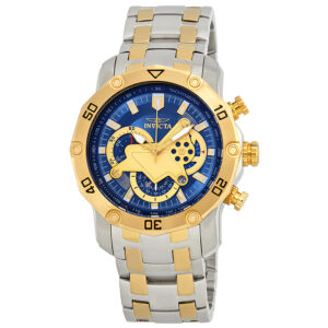 Home invicta pro diver chronograph blue dial men's watch 22762