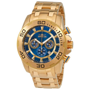 Home invicta pro diver chronograph blue dial men's watch 22321