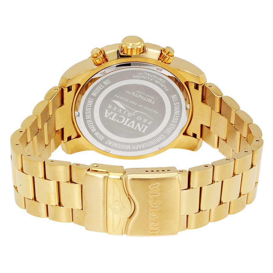 invicta pro diver chronograph gold dial men's watch 22227 invicta pro diver chronograph gold dial men's watch 22227