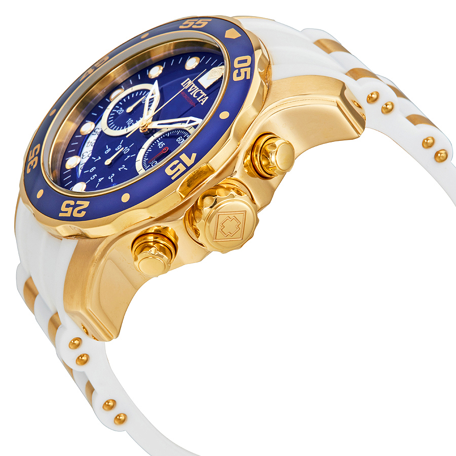 invicta pro diver chronograph mother of pearl white polyurethane men's watch 20288 invicta pro diver chronograph mother of pearl white polyurethane men's watch 20288