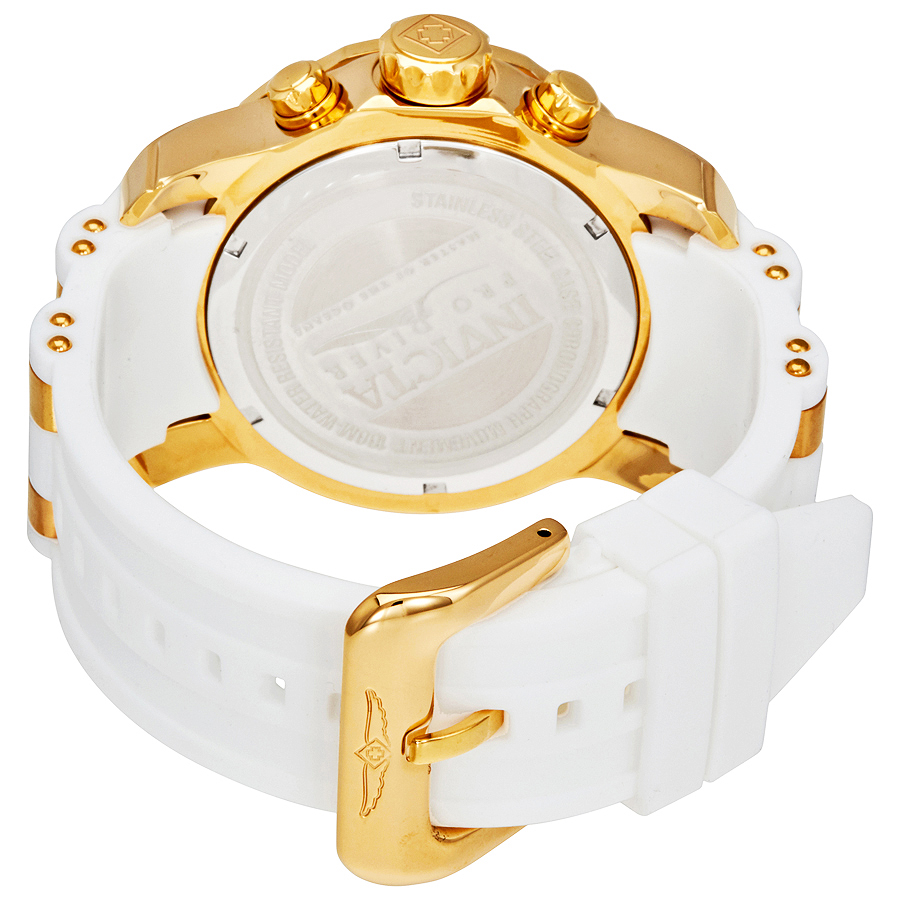 invicta pro diver chronograph mother of pearl white polyurethane men's watch 20288 invicta pro diver chronograph mother of pearl white polyurethane men's watch 20288