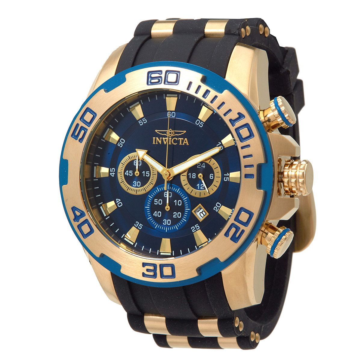 invicta pro diver chronograph quartz blue dial men's watch 22341 invicta pro diver chronograph quartz blue dial men's watch 22341