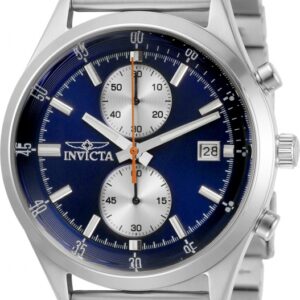 invicta pro diver chronograph quartz blue dial men's watch 31356