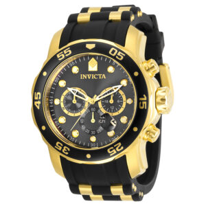 Home invicta pro diver chronograph quartz charcoal dial men's watch 30764