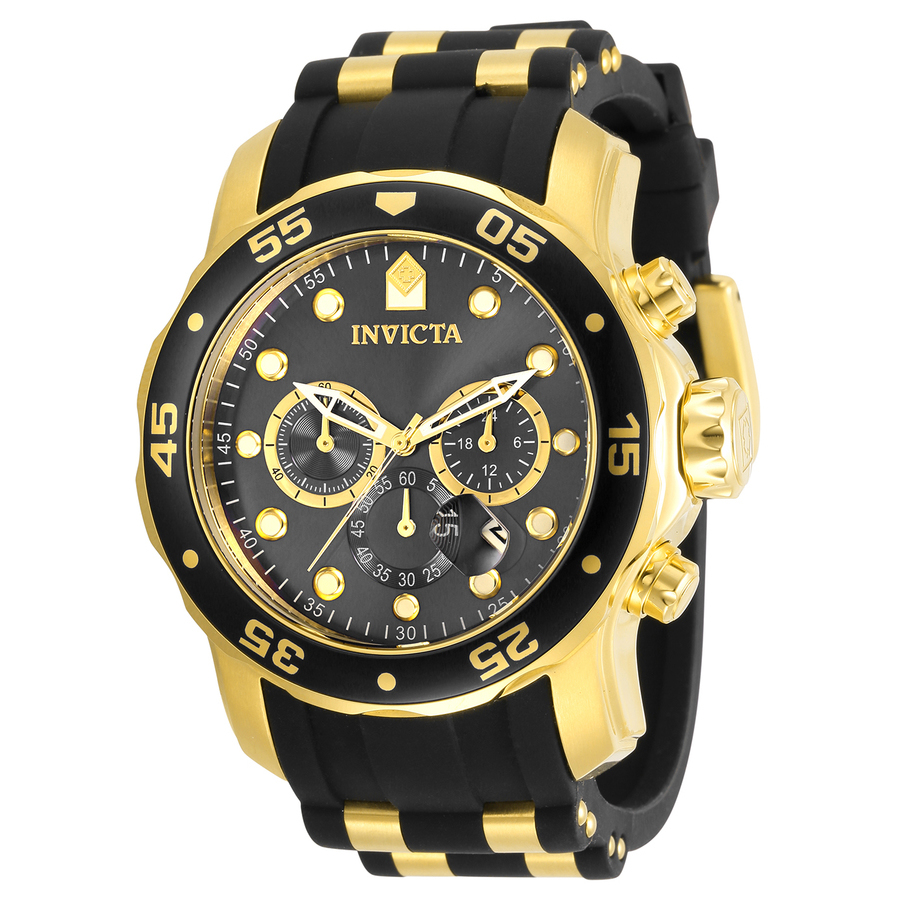 invicta pro diver chronograph quartz charcoal dial men's watch 30764 invicta pro diver chronograph quartz charcoal dial men's watch 30764