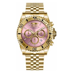 Home invicta pro diver chronograph quartz pink dial men's watch 49836