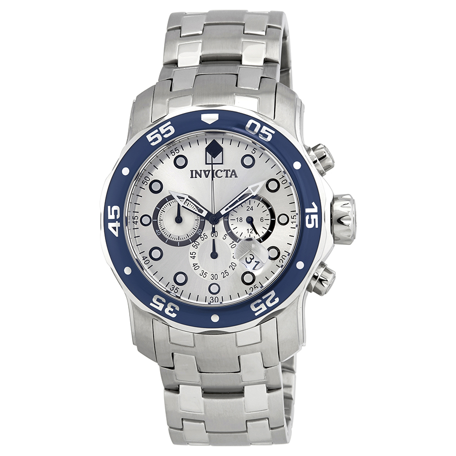 invicta pro diver chronograph silver dial men's watch 80058 invicta pro diver chronograph silver dial men's watch 80058
