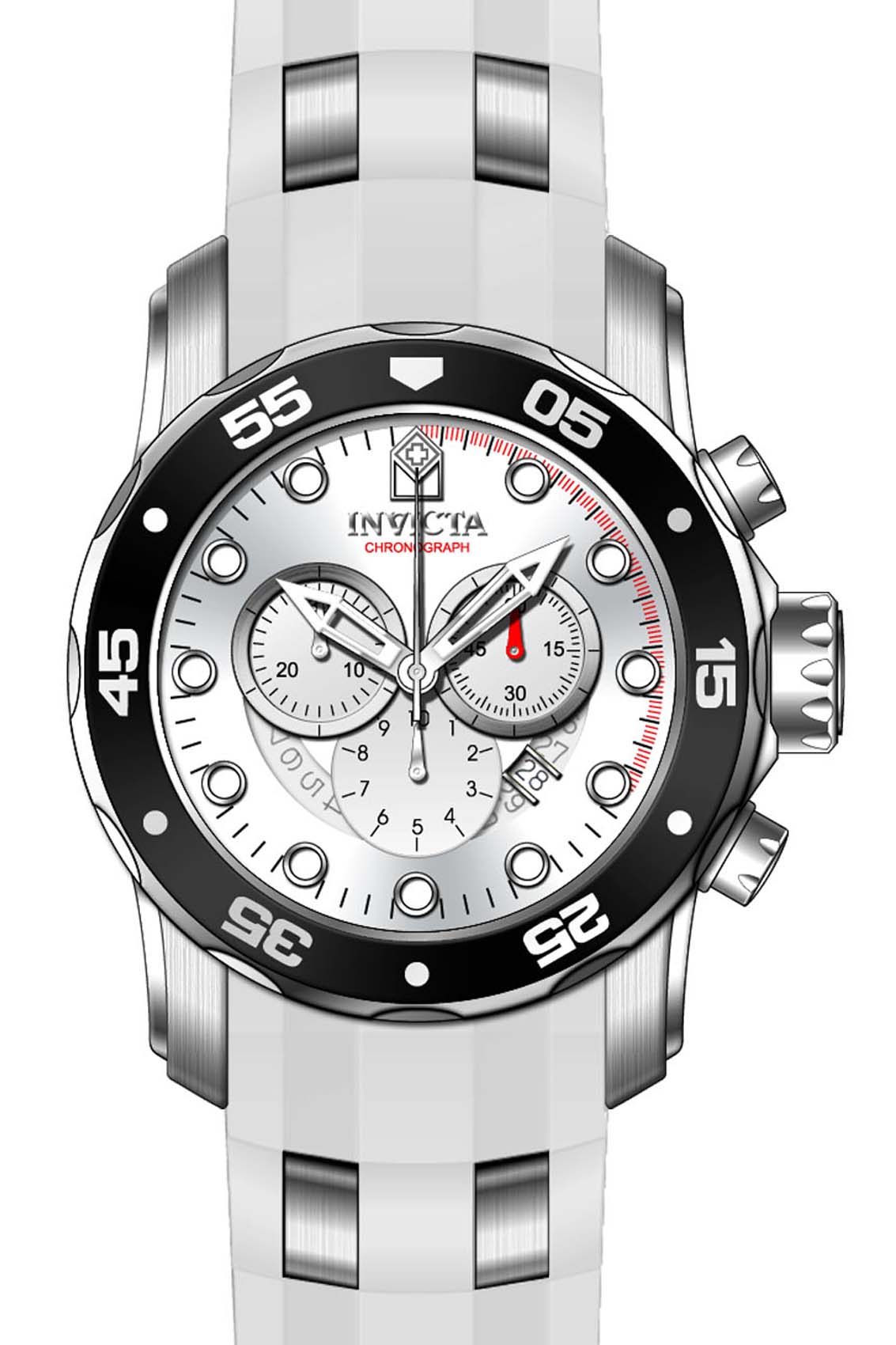 invicta pro diver chronograph silver dial men's watch 20290 invicta pro diver chronograph silver dial men's watch 20290
