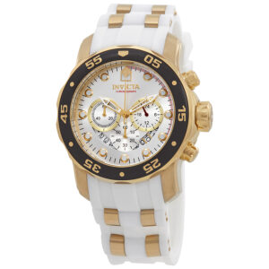 Home invicta pro diver chronograph silver dial men's watch 20292
