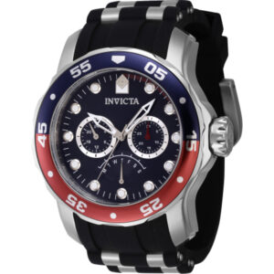 Home invicta pro diver gmt quartz blue dial pepsi bezel men's watch 46968
