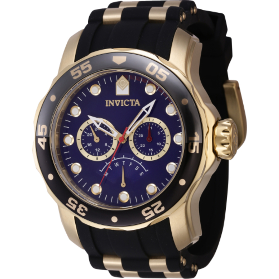 invicta pro diver gmt retrograde quartz blue dial men's watch 46965 invicta pro diver gmt retrograde quartz blue dial men's watch 46965