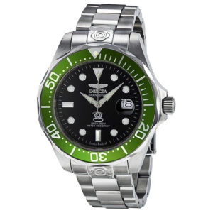invicta pro diver grand diver black dial automatic men's watch 3047