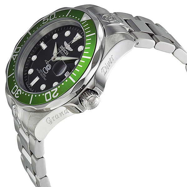 invicta pro diver grand diver black dial automatic men's watch 3047 invicta pro diver grand diver black dial automatic men's watch 3047