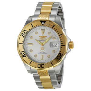 Home invicta pro diver grand diver automatic silver dial men's watch 3050