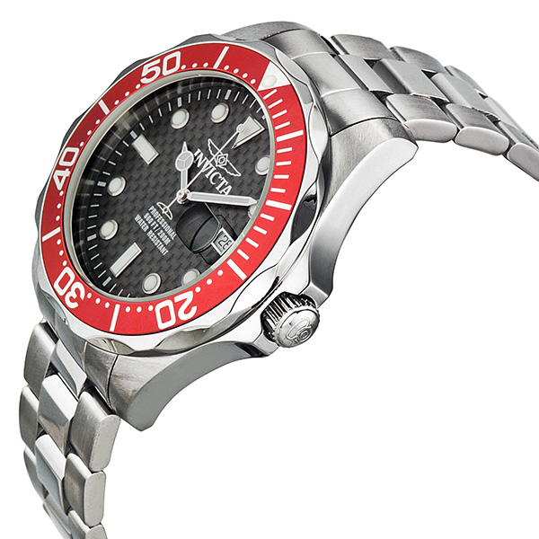 invicta pro diver grand diver black carbon fiber dial men's watch 12565 invicta pro diver grand diver black carbon fiber dial men's watch 12565