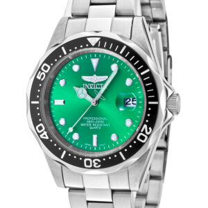 Home invicta pro diver green dial men's watch 10667