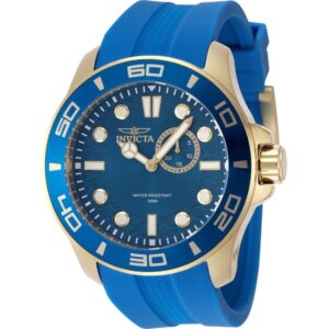 invicta pro diver latam exclusive quartz blue dial men's watch 49270