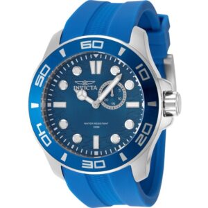 Home invicta pro diver latam exclusive quartz blue dial men's watch 49271