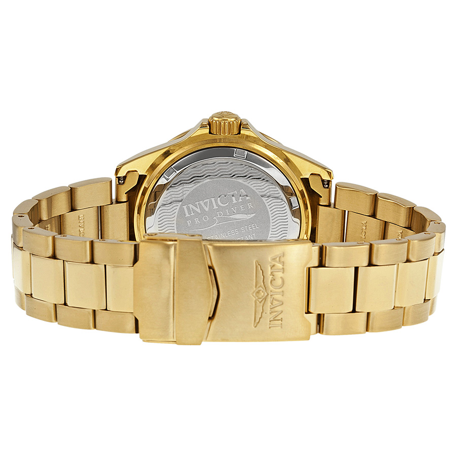 invicta pro diver light champagne dial gold ion plated men's watch 14124 invicta pro diver light champagne dial gold ion plated men's watch 14124