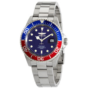Home invicta pro diver pepsi bezel blue dial men's watch 24946