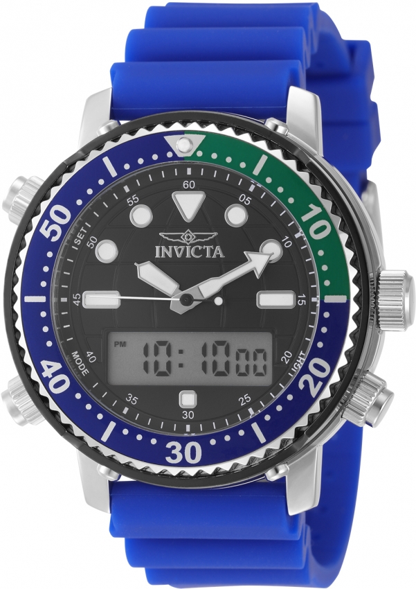 invicta pro diver quartz analog digital black dial men's watch 49447 invicta pro diver quartz analog digital black dial men's watch 49447