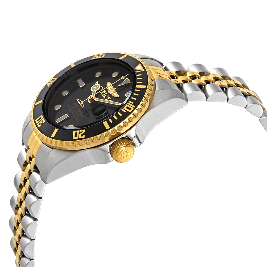 invicta pro diver quartz black dial two tone ladies watch 29189 invicta pro diver quartz black dial two tone ladies watch 29189