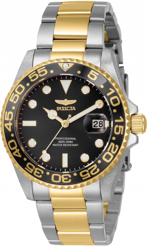 invicta pro diver quartz black dial two tone ladies watch 33261 invicta pro diver quartz black dial two tone ladies watch 33261