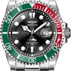 invicta pro diver quartz black dial men's watch 44706