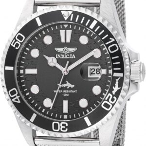 Home invicta pro diver quartz black dial men's watch 47172