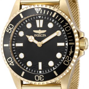 Home invicta pro diver quartz black dial men's watch 49691