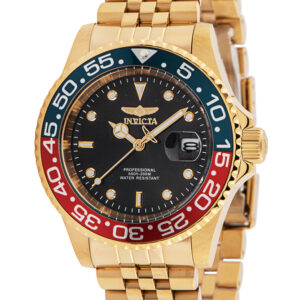 invicta pro diver quartz black dial pepsi bezel men's watch 36041