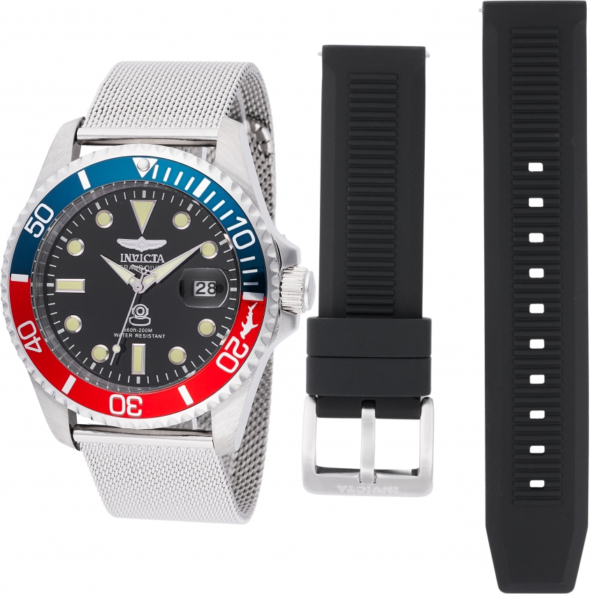 invicta pro diver quartz black dial pepsi bezel men's watch 48215 invicta pro diver quartz black dial pepsi bezel men's watch 48215