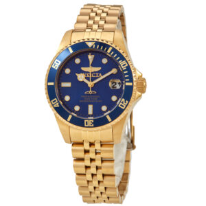 Home invicta pro diver quartz blue dial ladies watch 29191