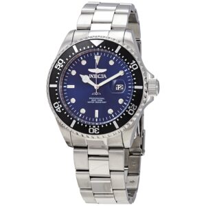 invicta pro diver quartz blue dial stainless steel men's watch 22054