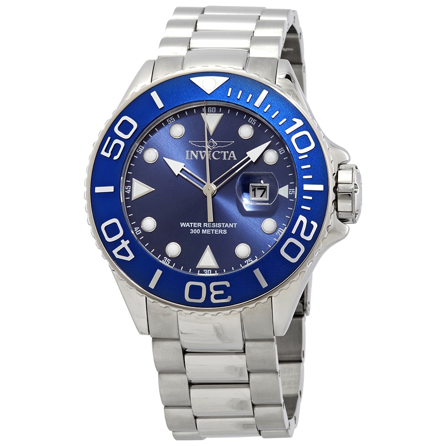 invicta grand diver quartz blue dial stainless steel men's watch 28766 invicta grand diver quartz blue dial stainless steel men's watch 28766