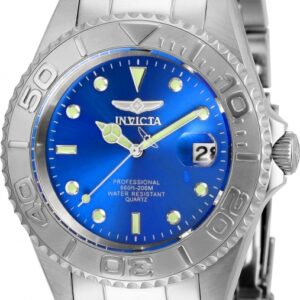 invicta pro diver quartz blue dial stainless steel men's watch 29938