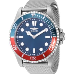 Витрина invicta pro diver quartz blue dial pepsi bezel men's watch 49688