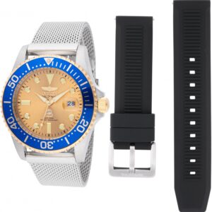 Home invicta pro diver quartz gold dial men's watch 48216