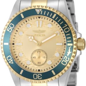 Home invicta pro diver quartz gold dial men's watch 49425