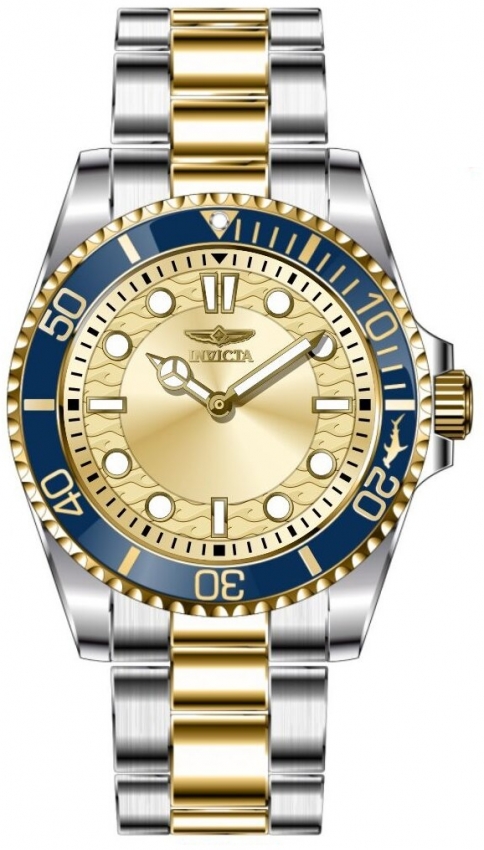 invicta pro diver quartz gold dial men's watch 49697 invicta pro diver quartz gold dial men's watch 49697
