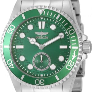 invicta pro diver quartz green dial men's watch 49423