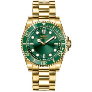 Home invicta pro diver quartz green dial men's watch 49702