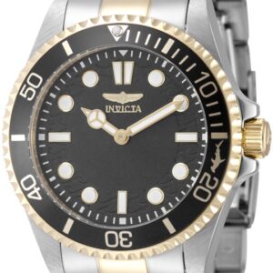 invicta pro diver quartz grey dial men's watch 49706